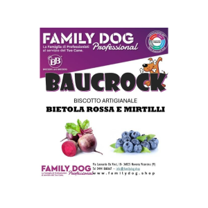 biscotti cane baucrock bietola rossa mirtilli