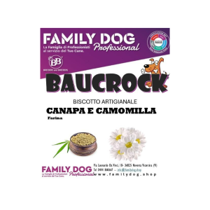 biscotti cane baucrock canapa camomilla