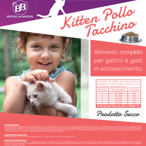 etichetta kitten family cat