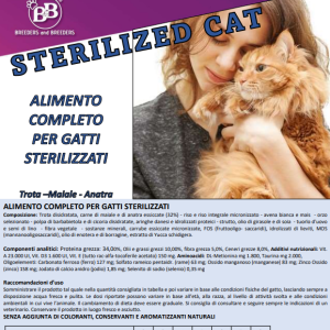 etichetta sterilized family cat